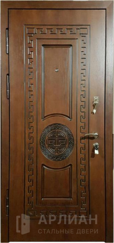 Фото №2 «Стальная входная дверь с отделкой цвета темный шоколад №558»