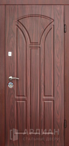 Фото «Одностворчатая металлическая дверь сандал с зеркалом №44 »