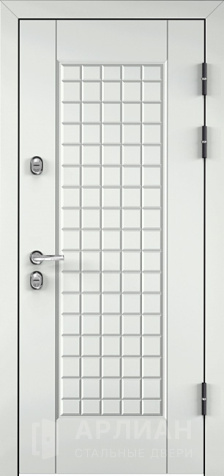 Фото «Дверь белая снаружи и внутри утепленная с двух сторон №31»