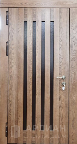 Фото №2 «Парадная дверь МДФ с декоративными вставками №759»